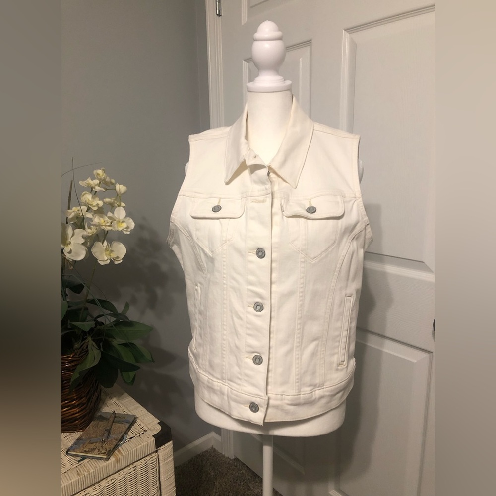 Vintage Levi Strauss Denim Vest. L